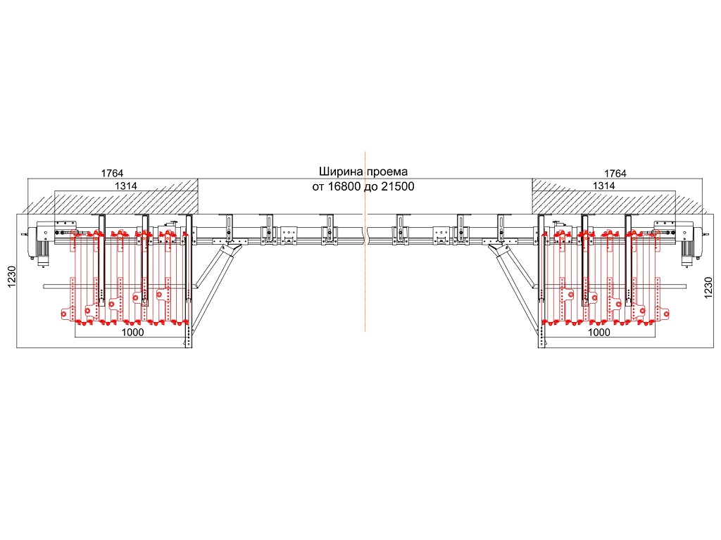 Схема открывания 10 + 10.